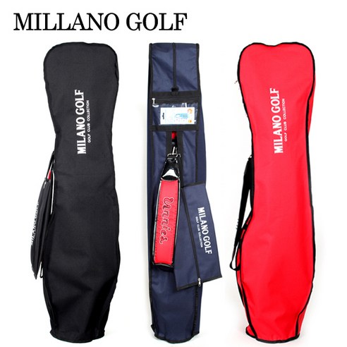 밀라노골프 MILLANO GOLF 하프백 항공커버(ML-AC805H), 블랙, Free