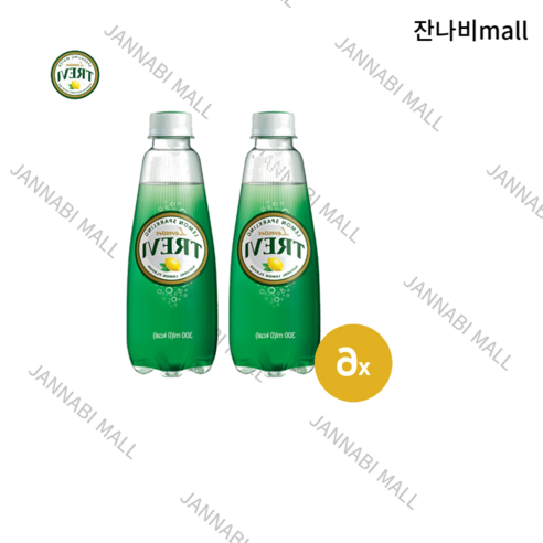 트레비 탄산수 레몬 300ml x 6입 카페 음료수정품, 6개