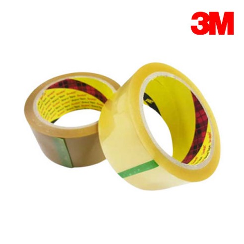 3M 372KS 박스테이프(낱개), TAN(황색), 48mmx40M