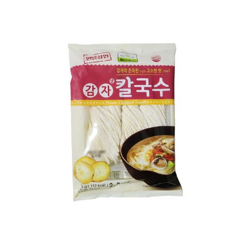 칠갑 감자 생칼국수, 3개, 400g 칠갑산칼국수면 Best Top5