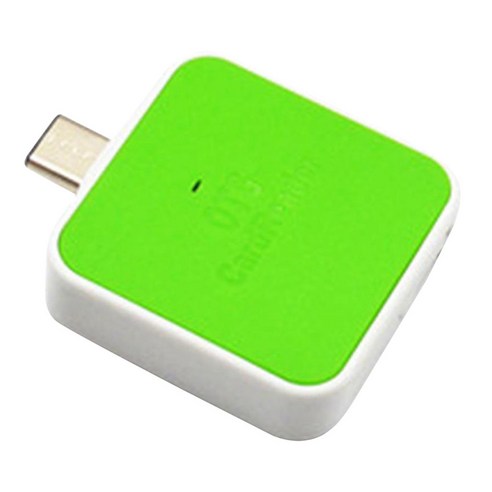 YSSHOP 삼성에 대한 USB 타입 C TF SD 메모리 카드 리더 OTG 어댑터, 녹색, 설명, 설명