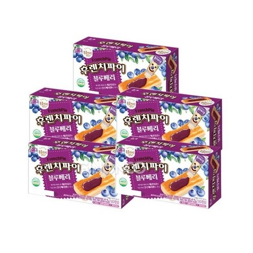 해태 후렌치파이 블루베리 192g 5개