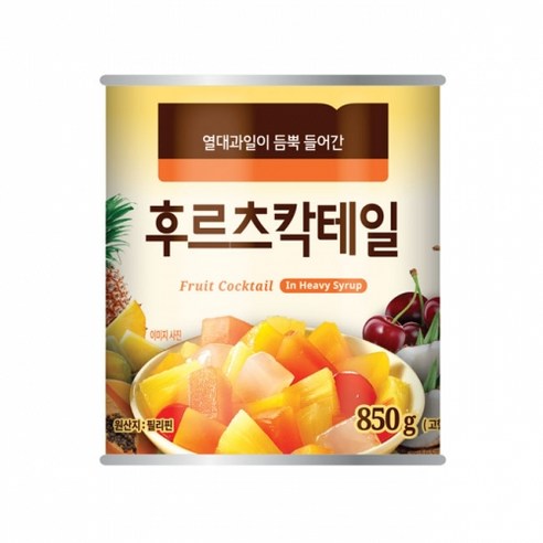 베스트코 열대과일듬뿍 후르츠칵테일 850g, 1개