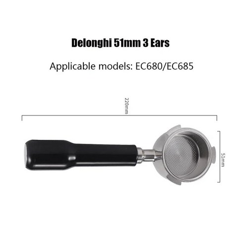 바닥 커피 포터필터 마르조코 브레빌 델롱기 바세토, 1개, 2.Delonghi 9335 B