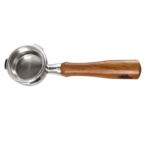커피 밑바닥 Portafilter 나무 손잡이 커피 기계 부품 주방 홈 상업 바, 58mm, 활기 없는, 스타일 B.
