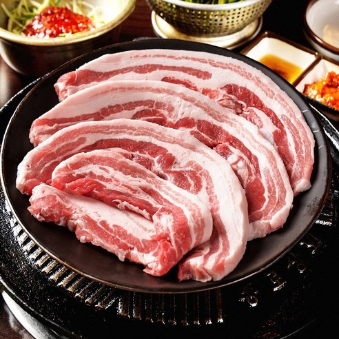 [템포크] 통밀먹인 돼지고기 오겹살 구이용, 1팩, 1kg