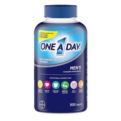 원어데이 One A Day 남성 멀티비타민 Men's Multivitamin, 300정, 1개