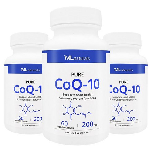 My Life 내추럴스 코큐텐 CoQ-10 200mg, 60정, 3개