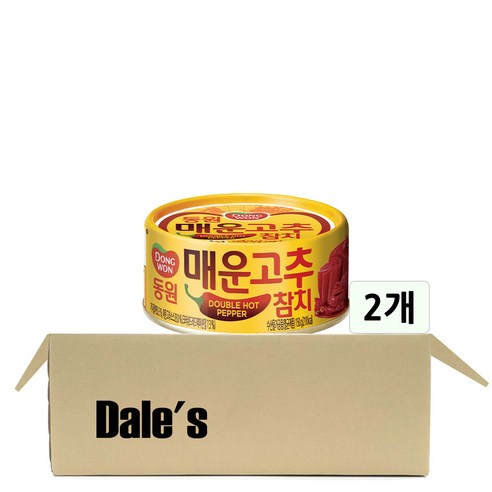 동원 매운 고추참치 통조림, 150g, 2개