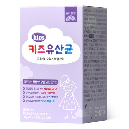 고려은단 키즈 유산균 프로바이오틱스 분말스틱, 60g, 1개