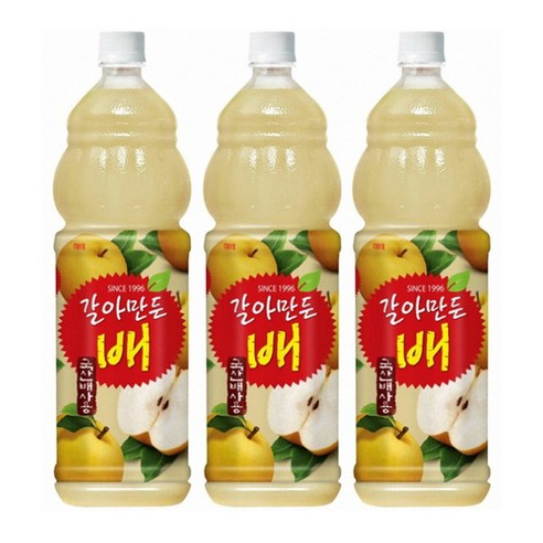 [제트스카이]해태음료 갈아만든 배, 1.5L, 12개