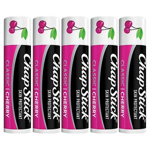 챕스틱 립케어 보습/케어 립밤, 러블리 체리, 3.5g, 5개