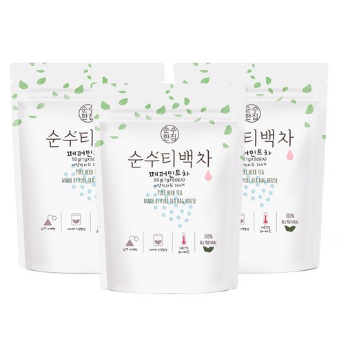 페퍼민트 50g*3개, 50g, 50개입, 3개