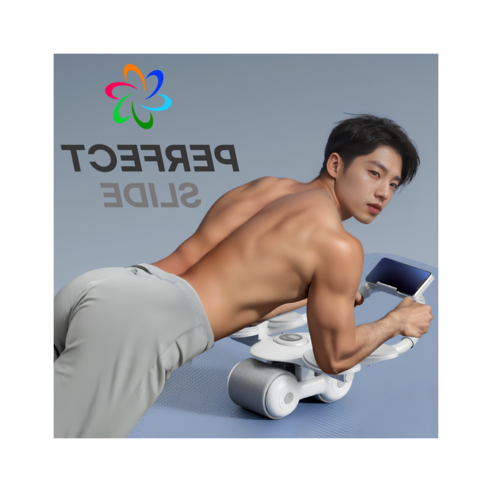 퍼펙트 슬라이드 복근 ab 슬라이드 뱃살 홈트 코어 전신 운동기구, 선택1.퍼펙트 슬라이드(화이트)