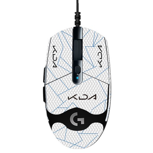 로지텍 G102 2세대 라이트싱크 게이밍 유선 마우스, 화이트 KDA
