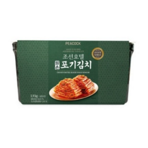 피코크 조선호텔 썰은 포기김치 1.9kg, 1900g, 1개