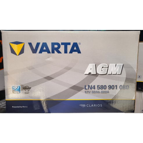 바르타 AGM LN4 80AH 자동차 배터리 싼타페 투싼 LF쏘나타 그랜저HG/IG 스포티지 K5 K7 쏘렌토 스팅어 임팔라 크루즈 말리부, 바르타  AGM LN4 80AH, 폐배터리반납, 공구대여안함, 1개