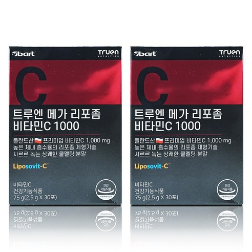 트루엔 메가 리포좀 비타민C 1000 분말스틱 30회분
