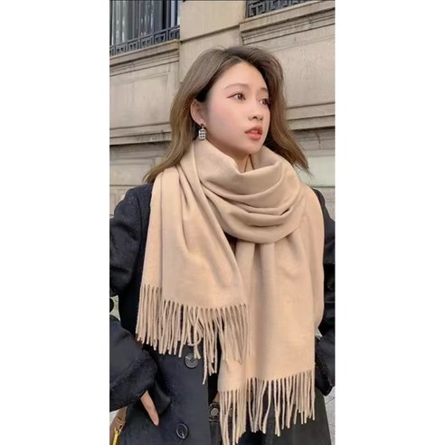 폴다이스 최상급 캐시미어 터치 머플러 여자 남자 커플 목도리