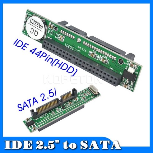 satatousb usb연장선 Sata-IDE 어댑터 2.5 Sata Female-3.5 IDE Male 변환기 40 핀 포트 1.5Gbs 2.5-3.5, 02 To 2.5 IDE 90 Female