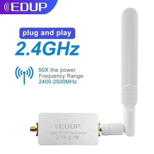 EDUP 4W 와이파이 부스터 신호 증폭기 2.4Ghz 802.11n 리피터 익스텐더 무선 전원 장거리, 3.AB007