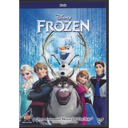 DVD 겨울왕국 프로즌 디즈니 애니메이션 Frozen