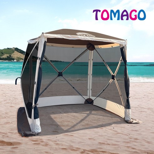 원터치쉘터 [토마고] 사각 큐브 스크린 텐트 모기장 LSO 캠핑 쉘터 오토캠핑 그늘막텐트 Best Top3