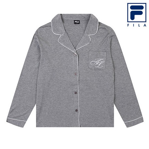 휠라 FILA 남녀공용 레이온 스판 파자마 상의 FI4PJC1611M LML