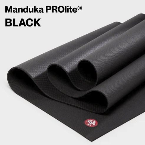 만두카 요가매트 프로 프로라이트, BLACK, 1개