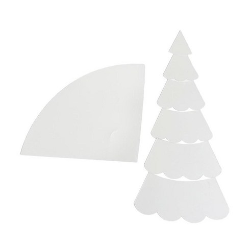 투명 아크릴 크리스마스 트리 퀼트 템플릿 예술 공예 바느질 세트 스텐실, 분명한, S