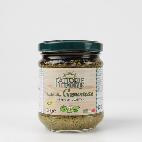 파토니 우마레 바질 페스토 소스 (패토리), 1병, 180ml 바질페스트 파토니 우마레 바질 페스토 소스 (패토리), 1병, 180ml 바질페스트