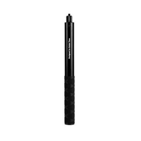 Sunlink 유니버설 Insta360 One X R Plus EVO 셀카 봉 총알 시간 핸드헬드 삼각대 보이지 않는 액세서리, Black