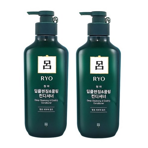 (주)아모레퍼시픽 려 청아 딥클렌징&쿨링 컨디셔너550ml, 3개, 550ml