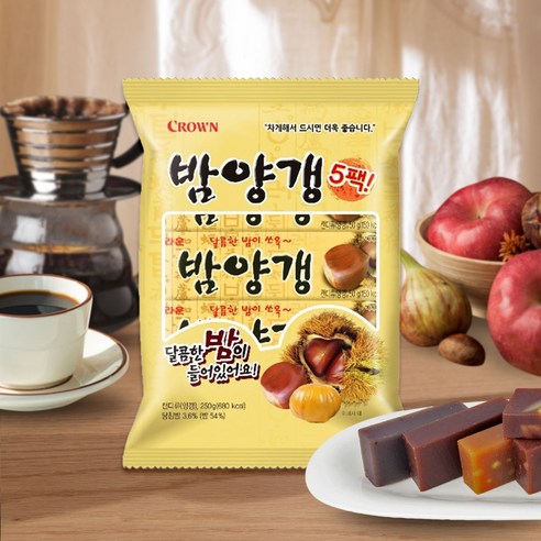 밤양갱 5p, 5개, 250g