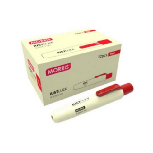 모리스 JUSTCLICK 유성매직 M2, 0, 12개