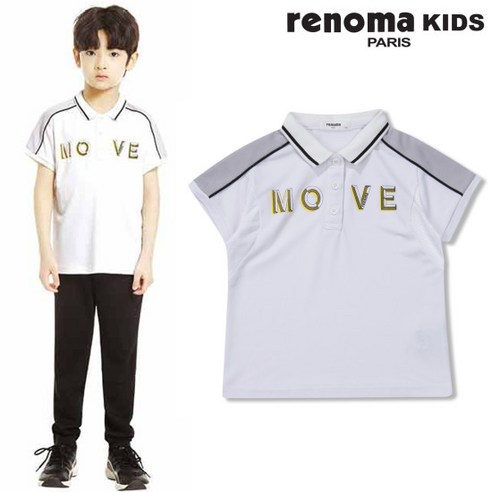 레노마 키즈 남아 그래픽포인트PK티셔츠 R1925T510