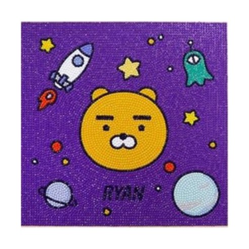 DIY 카카오 보석십자수 우주모험시리즈 25x25, 우주라이언, 1개