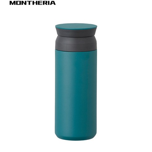 MONTHERIA몬테리아 스텐텀블러 트래블 텀블러 500ml, 블루그린