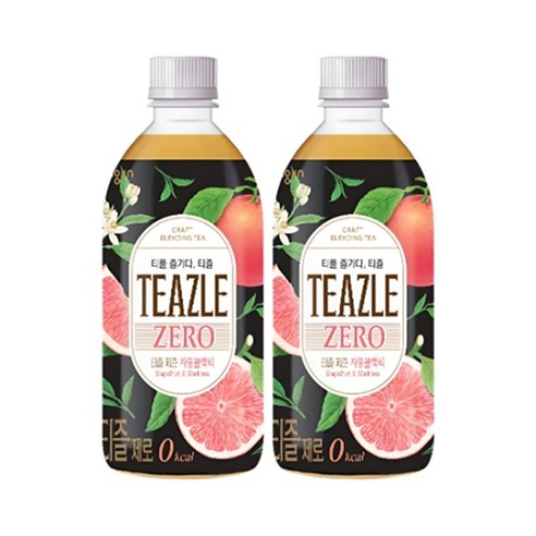 티즐 제로 자몽블랙티, 500ml, 24개 제로음료