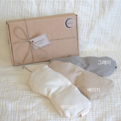 따뜻한 팥과 편백으로 코와 눈에 평화를!