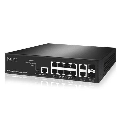 오늘출발 NEXT-POE4210L2S-TP L2 8POE 2SFP 2TP 허브