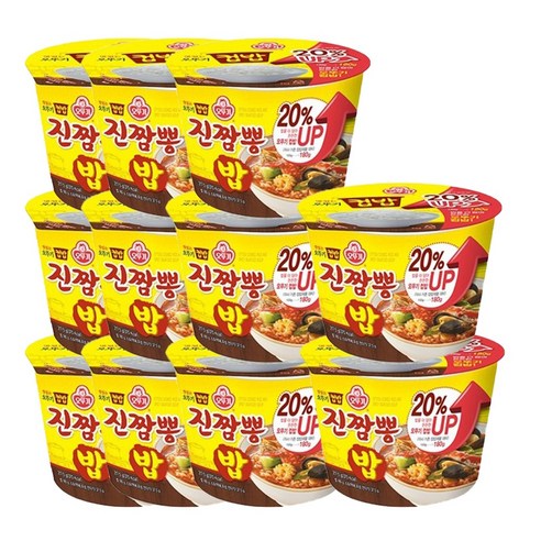 <올따옴> 오뚜기 맛있는 컵밥 진짬뽕밥, 11개