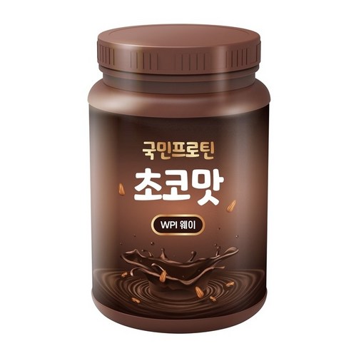 국민프로틴 초코맛 WPI 분리유청단백질 단백질보충제, 1kg/1개