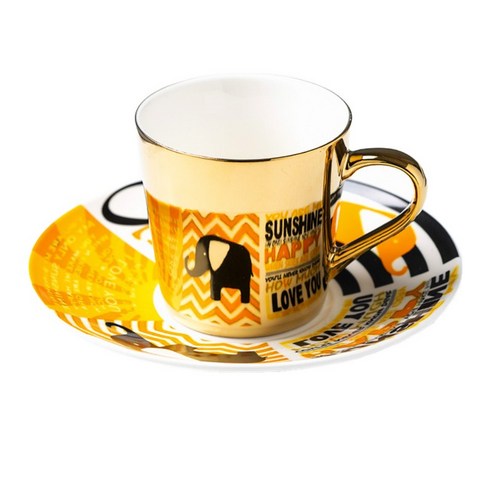 [SW] 거울 반사 커피 잔 유리 차 물 컵 크리 에이 티브 Coffeeware Drinkware, 빨간_201-300ml