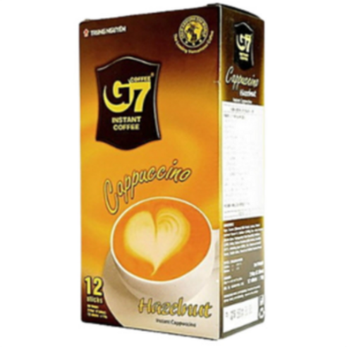 [커피타임나우ㅣ인기상품] G7 카푸치노 헤이즐넛 커피믹스: 풍미로운 커피 체험 [CoffeeTimeNOWㅣ추천상품]