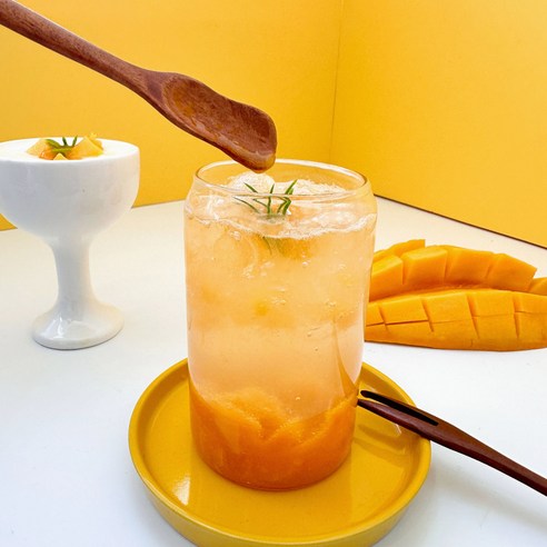 수제 망고라떼와 천연당 수제 망고청 세트 1kg 냉동애플망고 수제 망고라떼와 천연당 수제 망고청 세트 1kg 냉동애플망고
