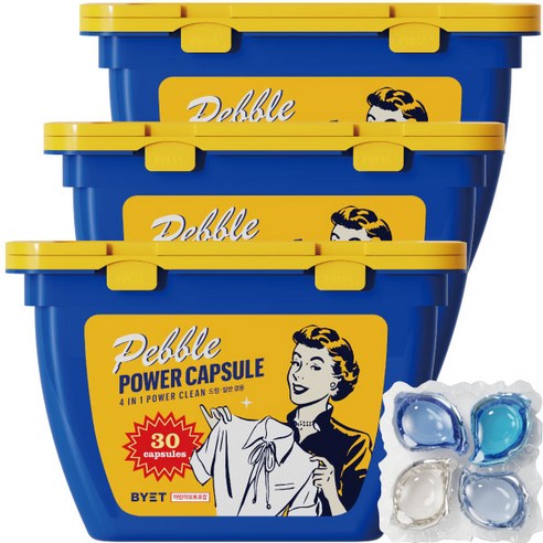 [인기ㅣ강추] 바이에트 페블 파워 캡슐세제 올인원 비누향 4in1 – 최고의 선택 [최신ㅣ추천상품 입니다]