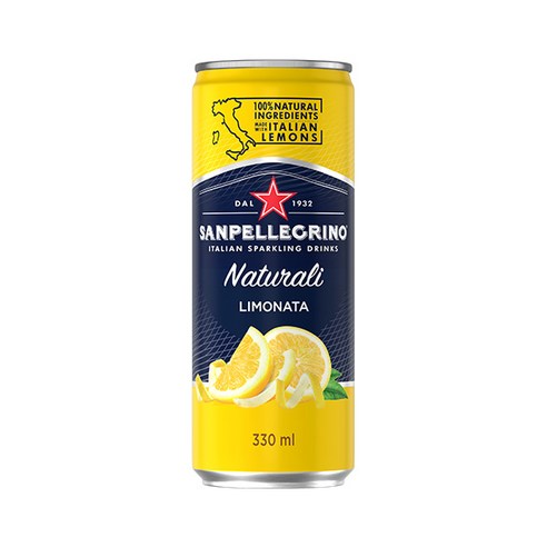 산펠레그리노 탄산음료 리모나타(레몬) 330ml(캔), 330ml, 72개