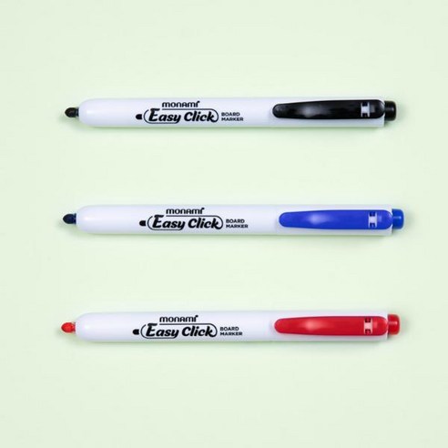 모리스 저스트 클릭 형광펜 S, 내츄럴 그린, 12개 모나미이지클릭형광펜 12 모나미 이지클릭 보드마카 청색 2mm, 단일속성