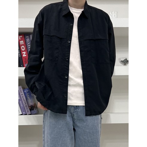 셔켓 나일론셔츠 셔츠아우터